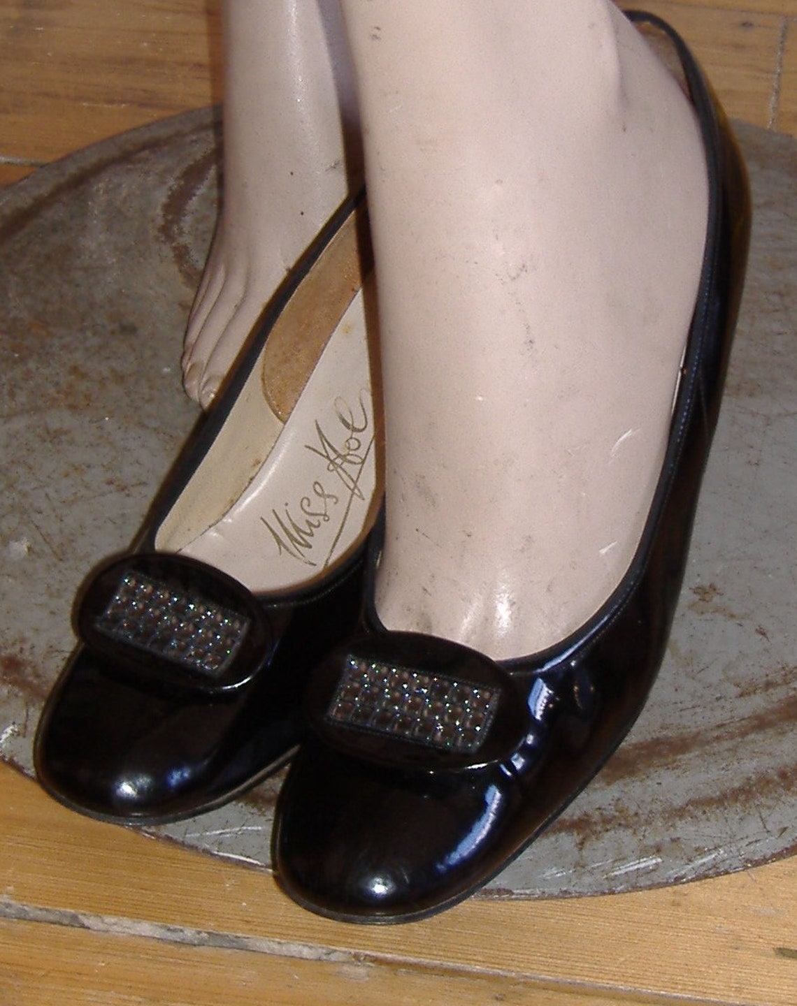 1970S MISS HOLMES SHOES Uk 7 patent leather Etsy