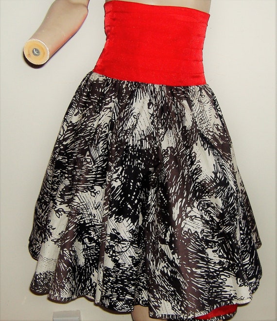 1980S FABULOUS BARBOGLIO cristina jan skirt uk ap