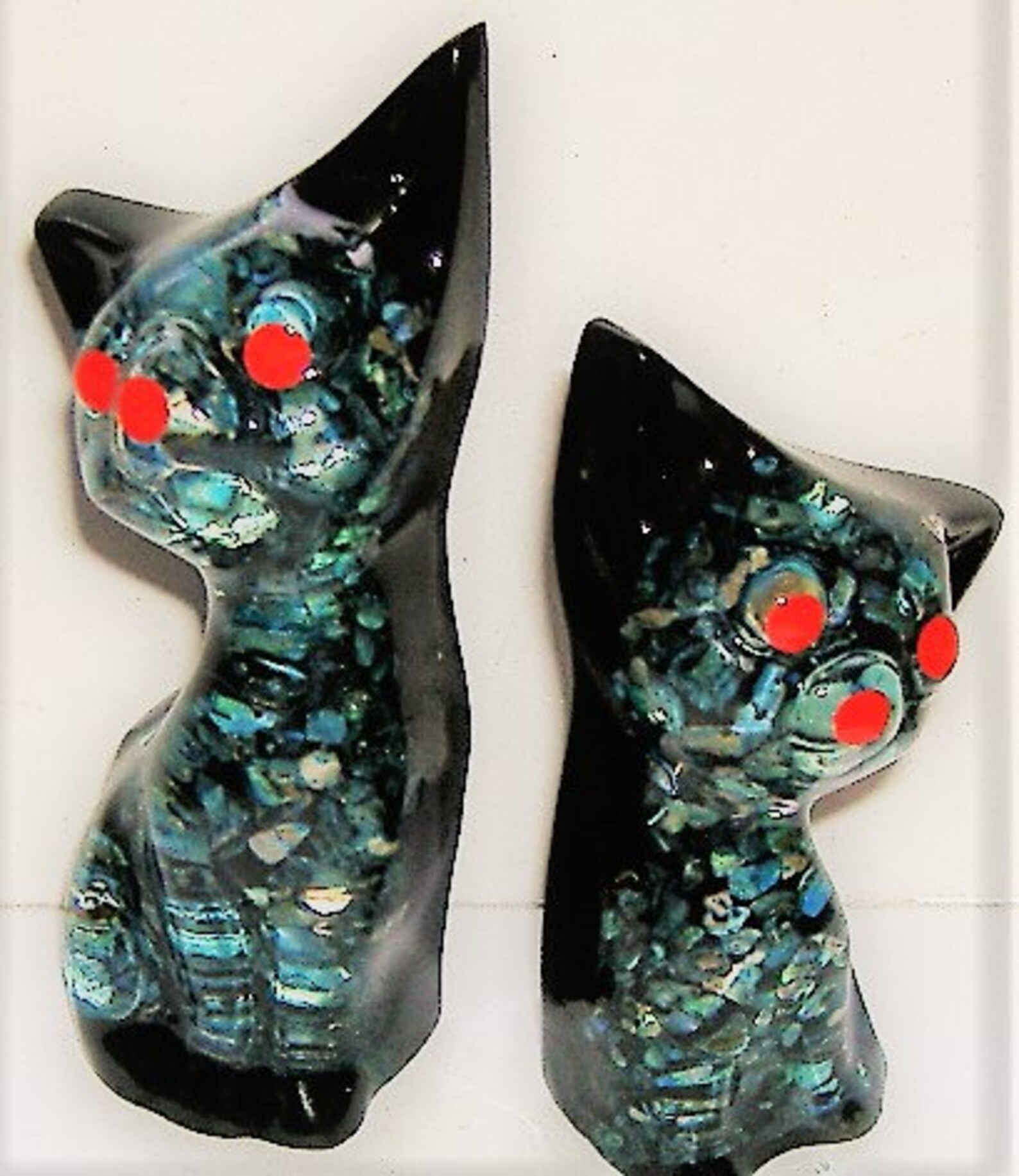 VINTAGE CATS PERSPEX Paua Shell - Etsy UK