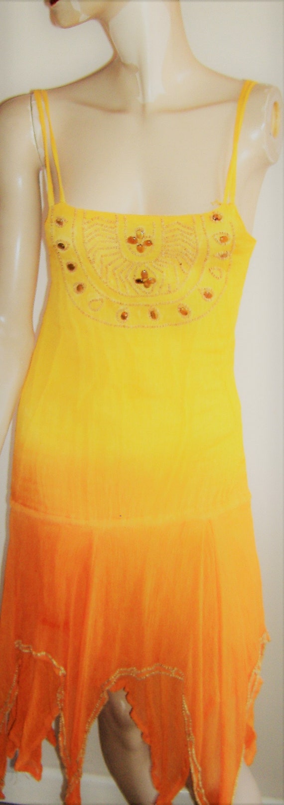 yellow gatsby dress