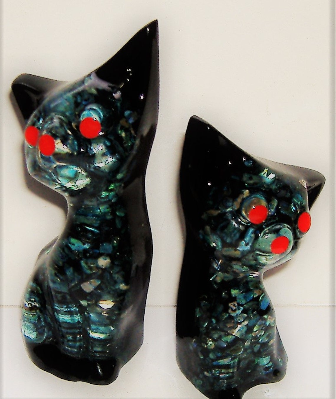VINTAGE CATS PERSPEX Paua Shell - Etsy UK