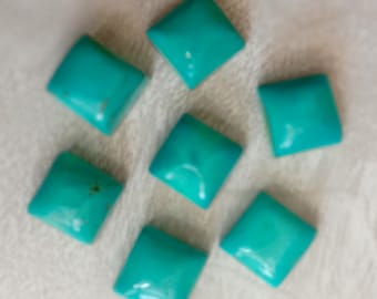 Natural Blue Copper Turquoise Cushion Cabochon 5mm to 20mm Loose Gemstone 5mm 6mm 7mm 8mm 9mm 10mm 11mm 12mm 13mm 14mm 15mm 16mm 17mm 20mm