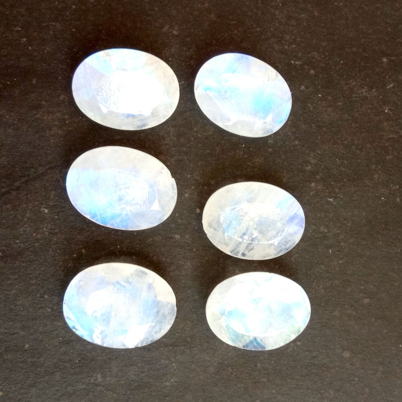 Natural Rainbow Moonstone 3x5mm to 12x16mm Oval Cabochon Loose Gemstone calibrated gemstone 5x7mm 6x8mm 7x9mm 8x10mm 9x11mm 10x14mm 12x16mm