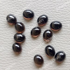 Natural Smoky Quartz Oval Cabochon 5x7mm To 20x25mm Wholesale Loose Gemstone