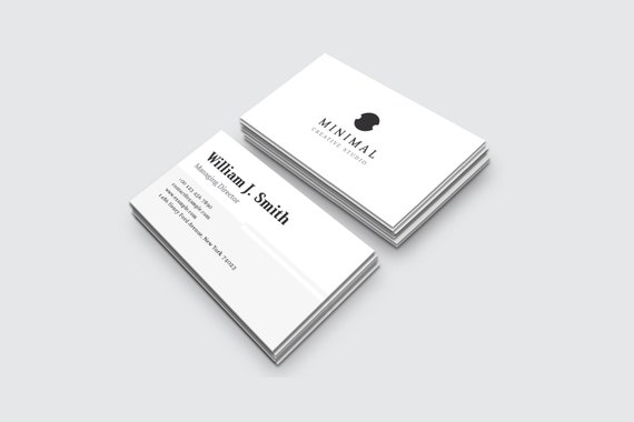 Simple sale business cards