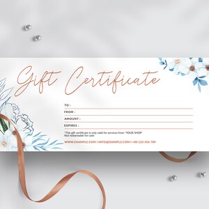 Moderne Geschenk-Gutschein-Vorlage, editierbare Geschenkgutschein, druckbare Geschenk-Karte-Design, Geschenk-Karte-Vorlage, Mode-Geschenk-Gutschein, Shop-Gutschein