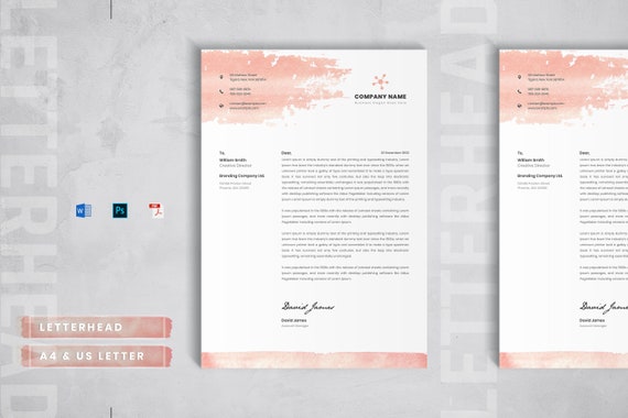 custom letterhead