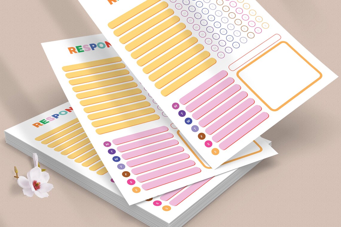 Teen Teens to Do List, Editable Chore Chart, Printable Chores for Older ...