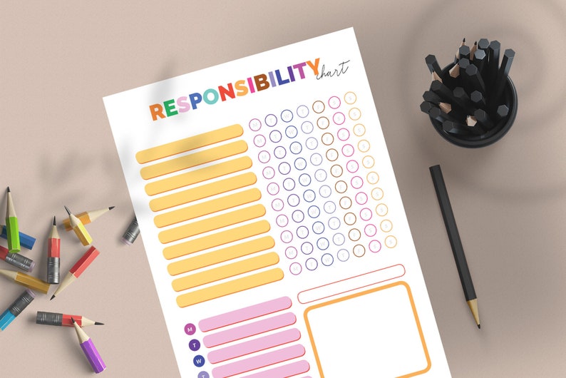 Teen Teens to Do List, Editable Chore Chart, Printable Chores for Older ...