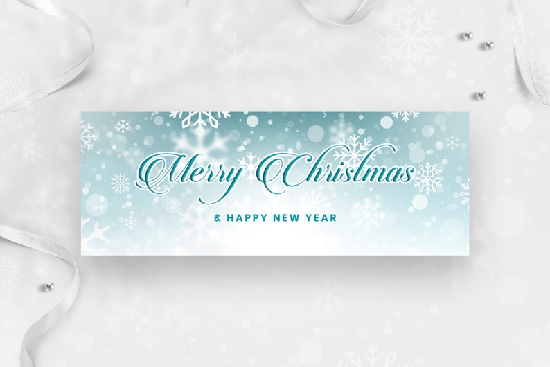 Merry Christmas Facebook Cover Template, Christmas Facebook Timeline