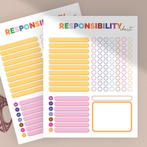 Teen Teens to Do List, Editable Chore Chart, Printable Chores for Older ...