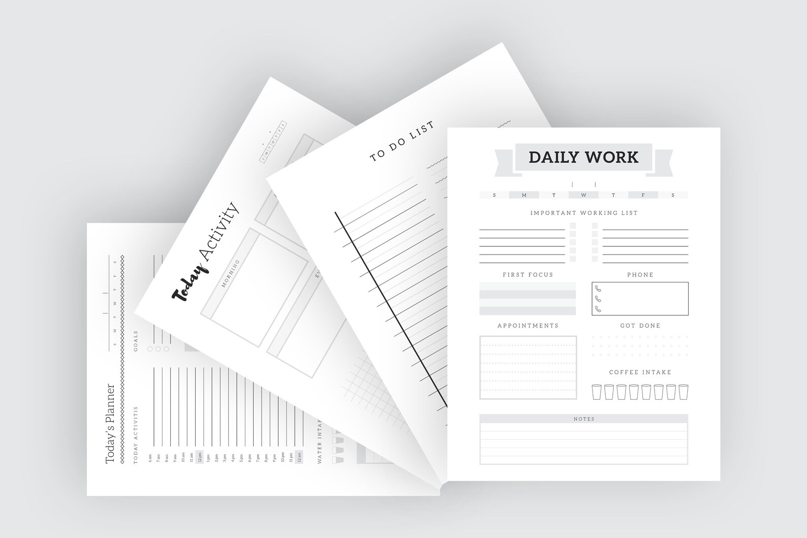Editable Daily Planner Sheet Printable Daily Plan Sheet Elegant Daily ...