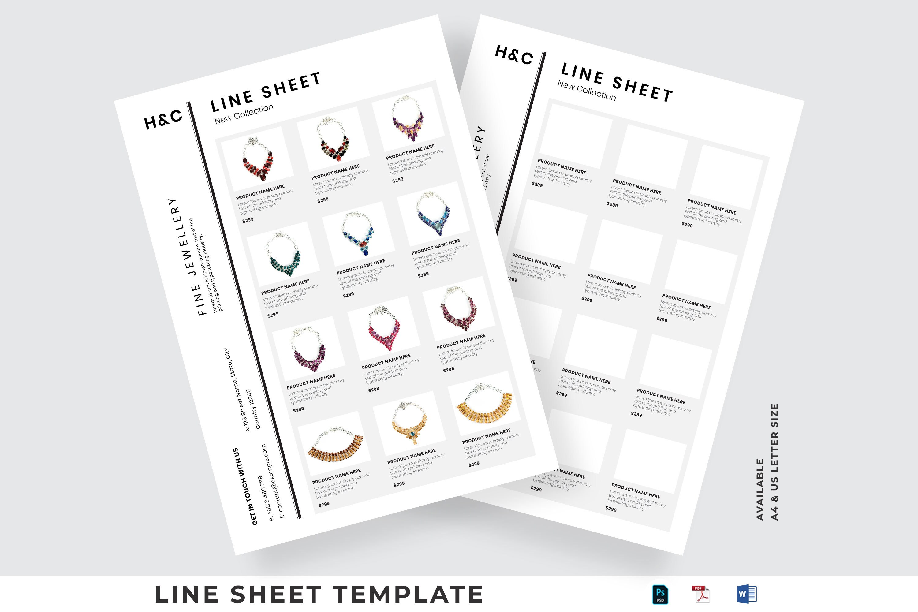 Hochformat Linienblatt Layout Microsoft Etsy