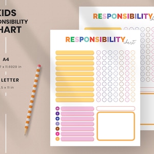 Teen Teens to Do List, Editable Chore Chart, Printable Chores for Older ...