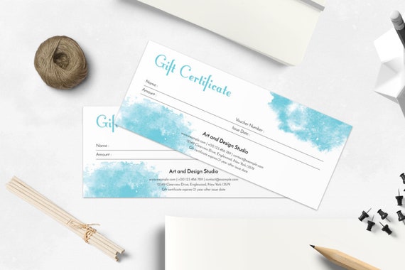 Modern Gifts Certificate Template Gifts Voucher Templates Etsy