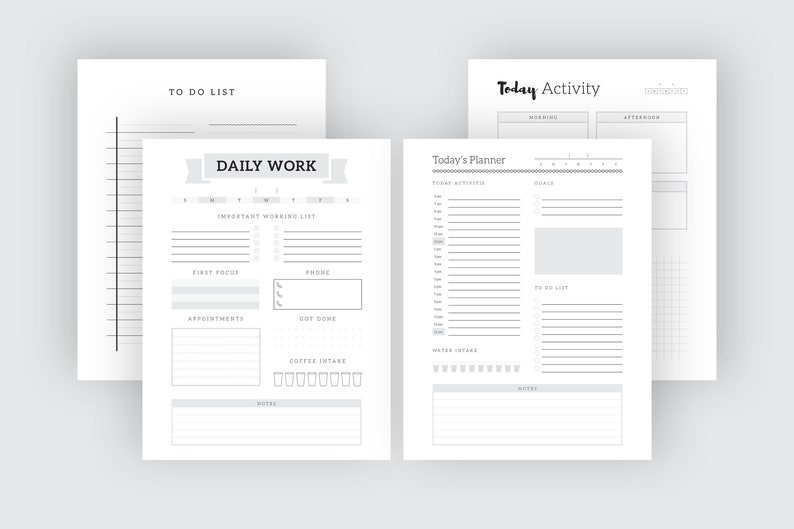 Editable Daily Planner Sheet Printable Daily Plan Sheet Elegant Daily ...