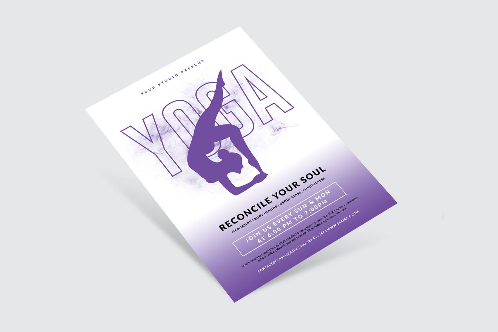 yoga-flyer-template-yoga-class-invitation-editable-yoga-etsy