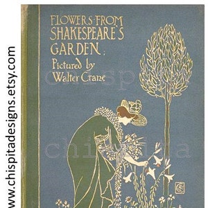 Flowers from Shakespeare by Walter Crane: Illustrated Ebook (PDF)