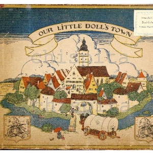 1900s Paper Dolls Ebook: Printable Doll&#39;s Town Storybook (PDF)