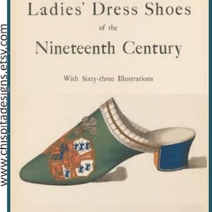 1800s Ladies&#39; Dress Shoes: 19th Century Fashion Ebook (PDF)