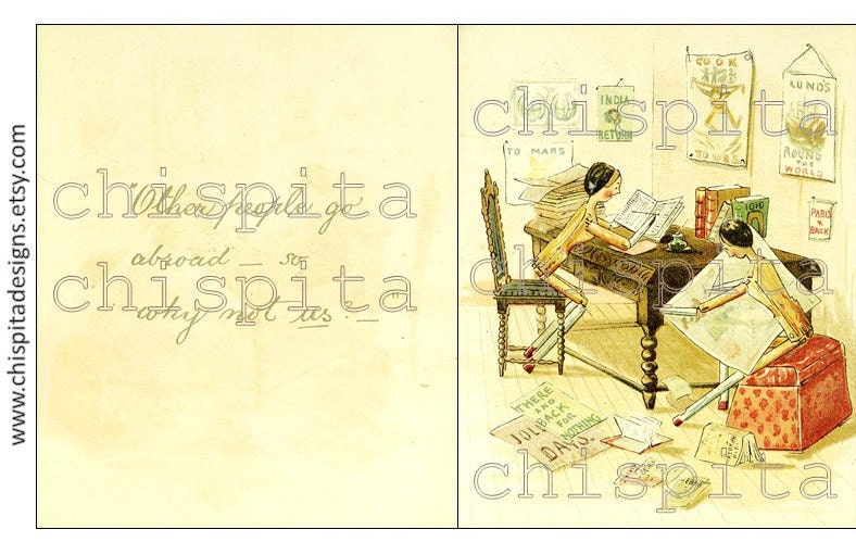 Catharine Susan & Me Goes Abroad Ebook:antique Peg Dolls