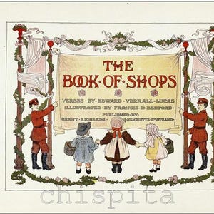 Victorian Shops Ebook: 1900s Illustrated Professions Bazaar (PDF Book)
