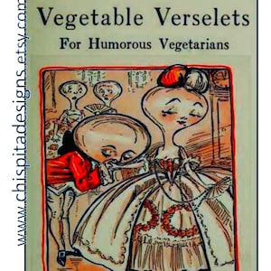 1910s Veggie Cinderella Ebook: Illustrierte Gedichte (PDF Buch)