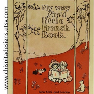 Vintage Bilingual English/French Vocabulary Book for Children (PDF)