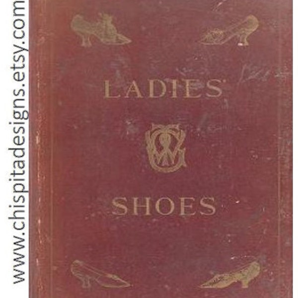 Ladies' Dress Shoes of the nineteenth century printable designs by T.Watson Greig.1800s boots pictures ebook.Regency Footwear digital plates