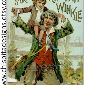 Rip Van Winkle Illustrated Ebook: 1896 Antique Children&#39;s Story (PDF)