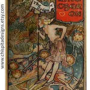 King Oberon Fairyland Tales Ebook: Charles Robinson Illustrations (Digital Download)