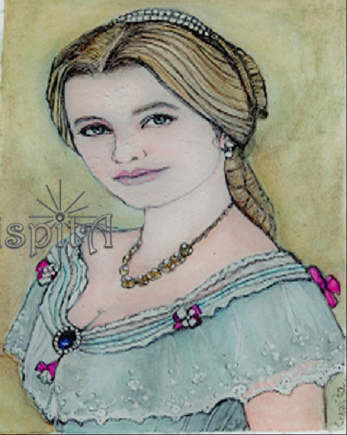 To Fall in Love With This Duchess Sophie of Monmouth Portrait. Etsy