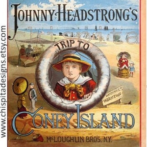 Johnny Headstrong Coney Island - Victorian Children&#39;s Ebook (PDF)