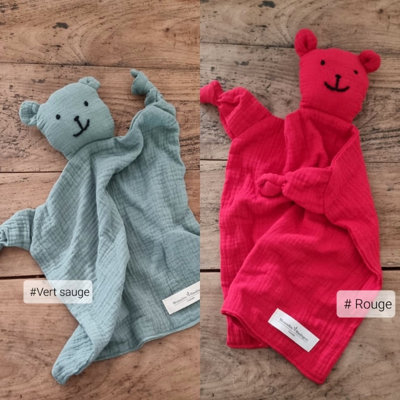 Doudou ourson double gaze image 10