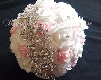 Bouquet de mariée bijoux