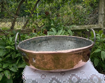 French Copper Confiture Pan