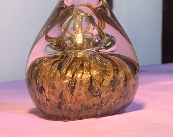 Glass Waterdrop Vintage Paperweight