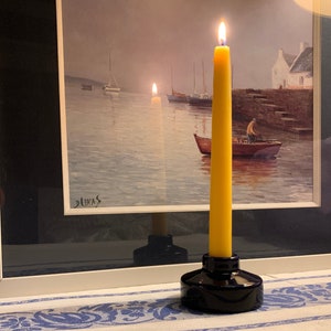 Glazed Ceramic Candleholder