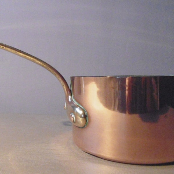 French Copper Saucepan