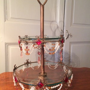 Französische Bejeweled Etagere
