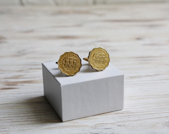 Indiana Coin Jewelry Men/'s Coin Cuff Links Cuff Links Men/'s Fashion Accessories Vintage Indianapolis Railways Men/'s Cuff Links