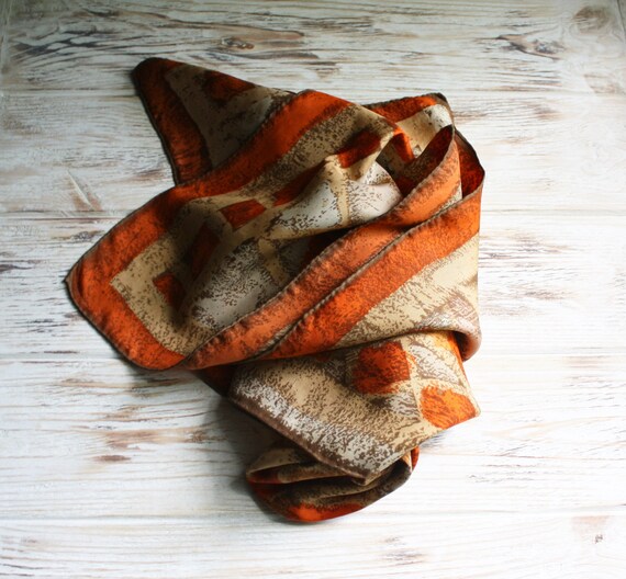 Vintage Jeanne Lanvin Castillo silk scarf Square o