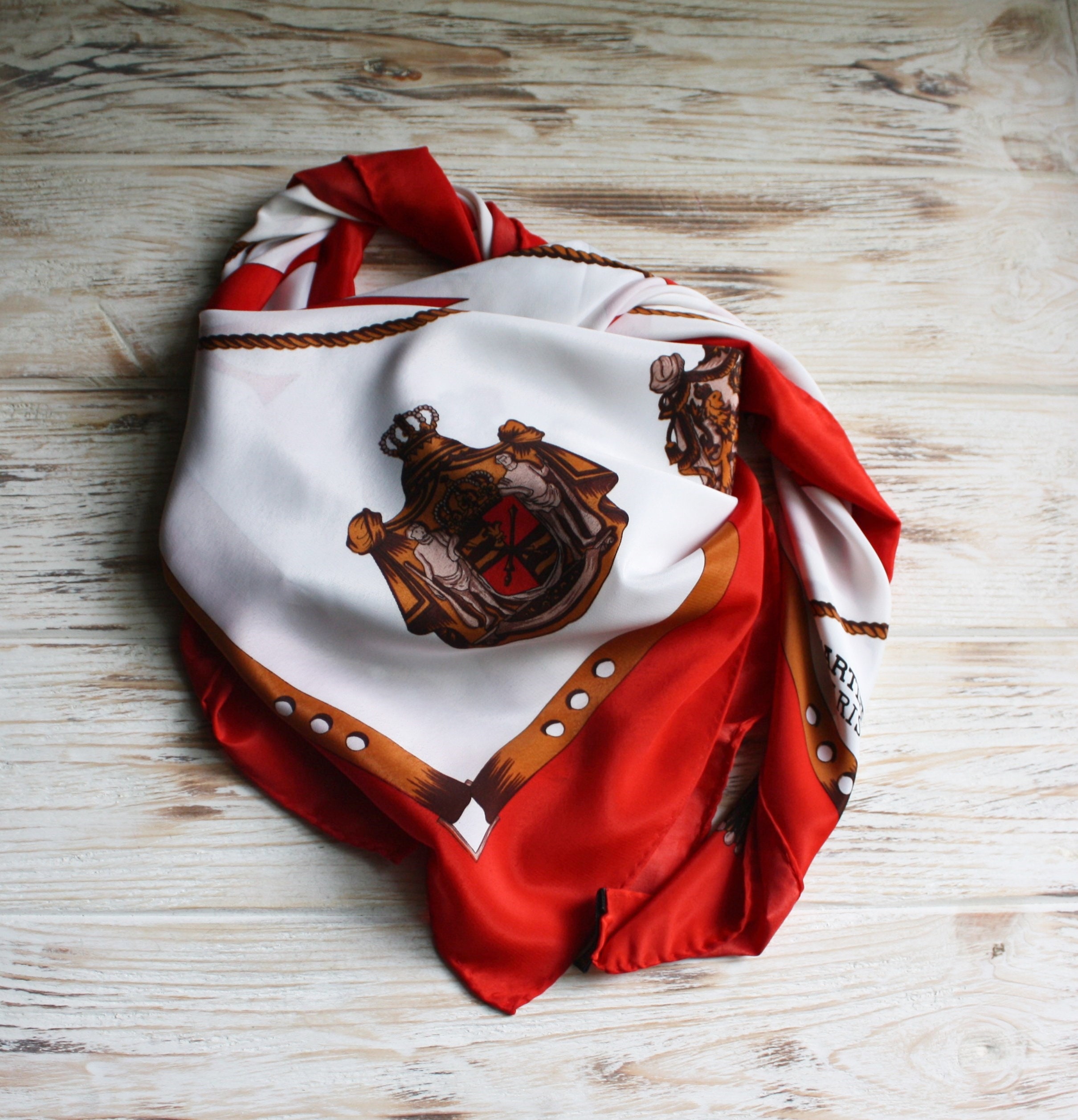 Cartier Vintage Scarf - Etsy