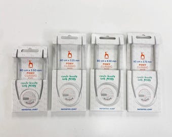 Circular Knitting Needles Pony Classic Fixed- 40cm, 60cm, 80cm, 100cm