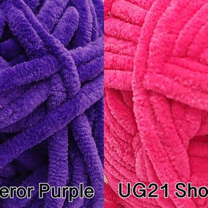 James Brett Flutterby Huggable Chenille Plush Super Chunky Knitting Yarn 250g Fluffy Soft bild 8