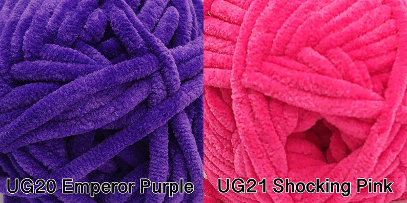 James Brett Flutterby Huggable Chenille Plush Super Chunky Knitting Yarn 250g Fluffy Soft bild 8
