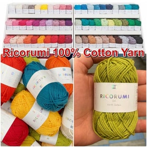 Rico RICORUMI DK 100% Cotton Amigurumi Crochet Yarn