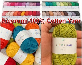 Rico RICORUMI DK 100% Cotton Amigurumi Crochet Yarn