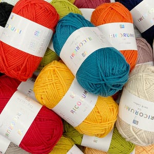 Rico RICORUMI DK 100% Cotton Amigurumi Crochet Yarn