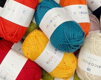 Rico RICORUMI DK 100% Cotton Amigurumi Crochet Yarn